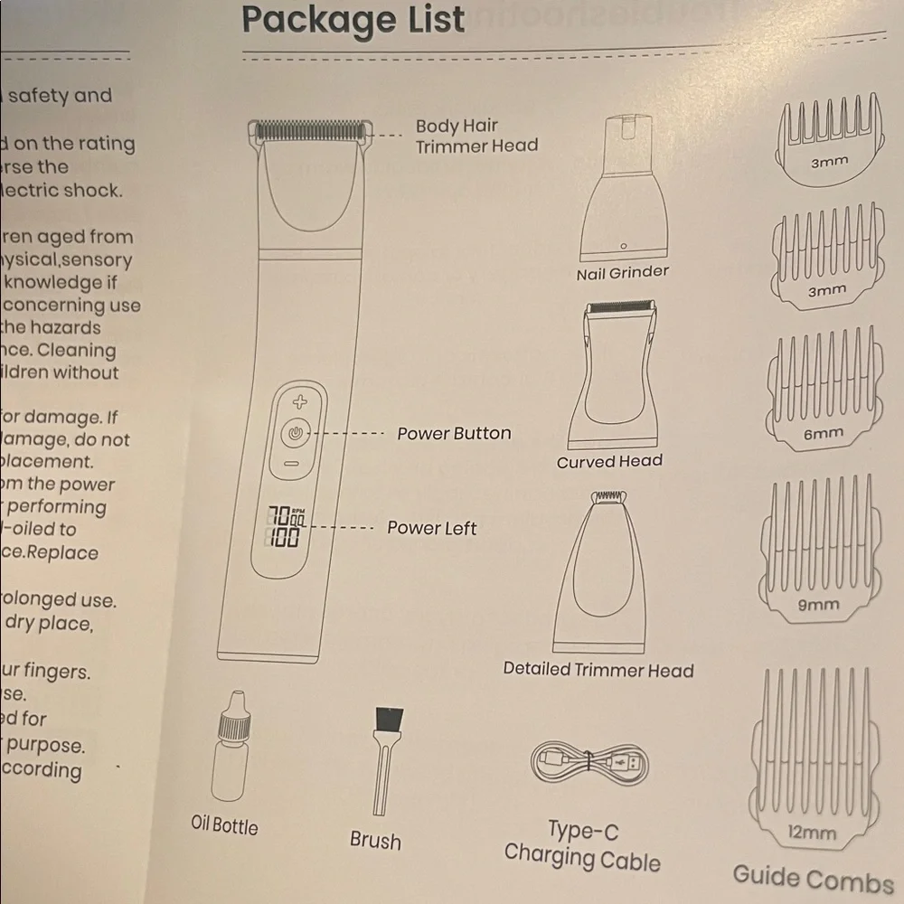 Oneisall pet clipper